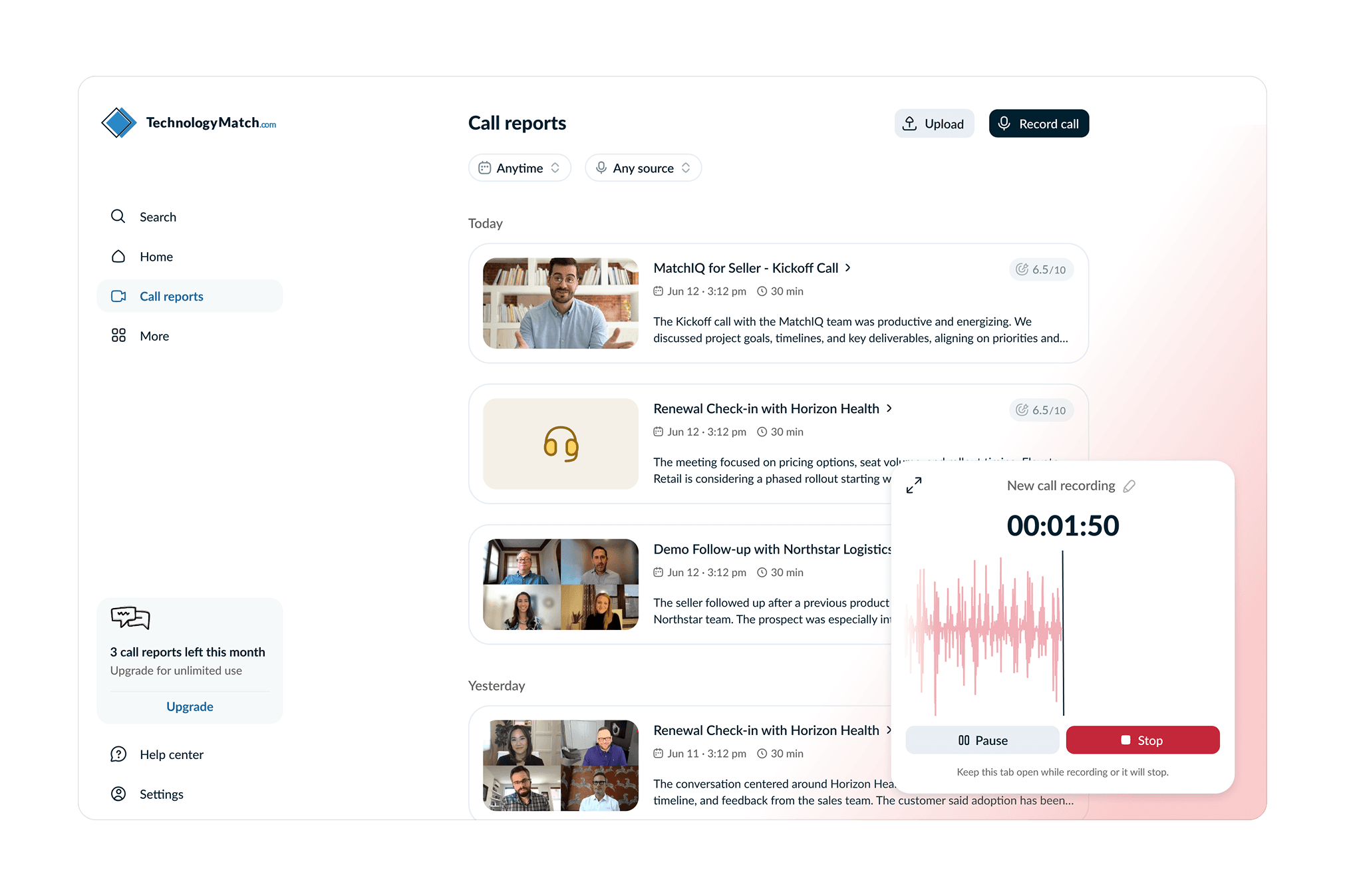 MatchIQ app screen 2