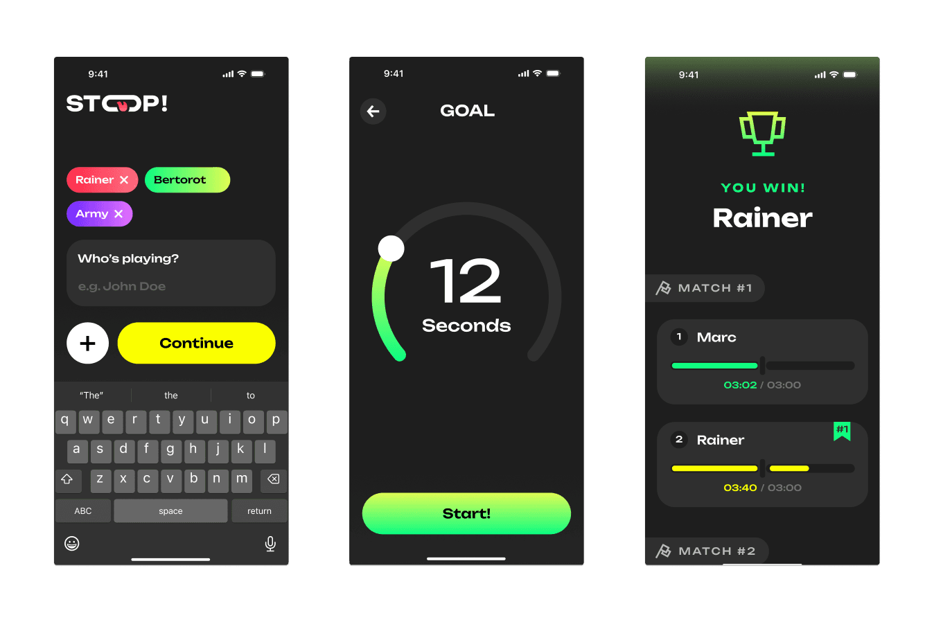 Stop app screenshot 2